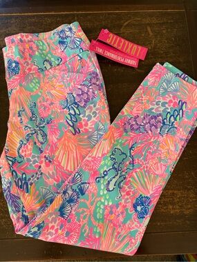 Lilly Pulitzer Women’s Corso Pant SPF50+ Splendor in the Sand Print NWT